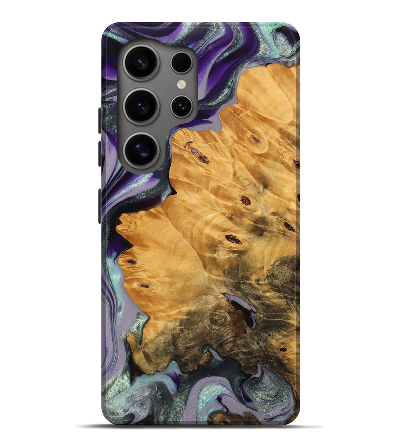 Galaxy S25 Ultra Wood Live Edge Phone Case - Shay (Purple, 747809)