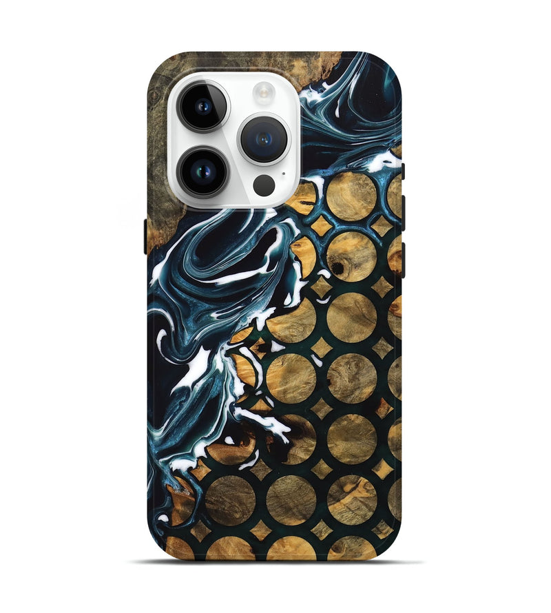iPhone 15 Pro Wood Live Edge Phone Case - Ila (Pattern, 747812)