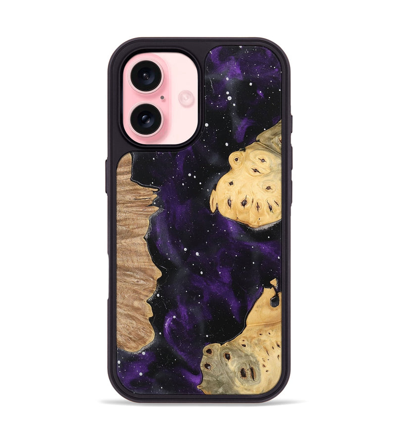 iPhone 16 Wood Phone Case - Noelia (Cosmos, 747837)