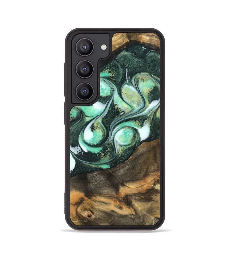 Galaxy S23 Wood Phone Case - Lynda (Green, 747898)