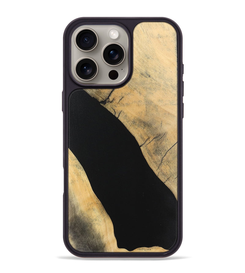iPhone 16 Pro Max Wood Phone Case - Arthur (Wood Burl, 747934)