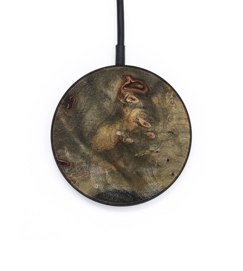 Circle Wood Wireless Charger - Rubie (Wood Burl, 747959)