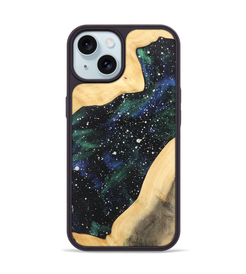 iPhone 15 Wood Phone Case - Rex (Cosmos, 747962)