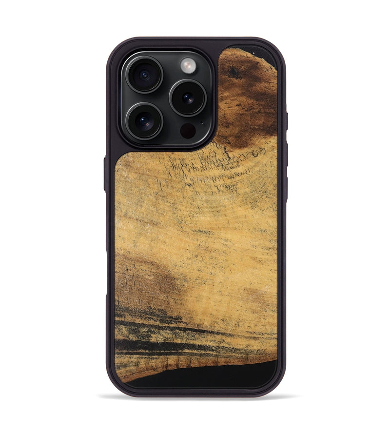 iPhone 16 Pro Wood Phone Case - Blaze (Wood Burl, 747976)