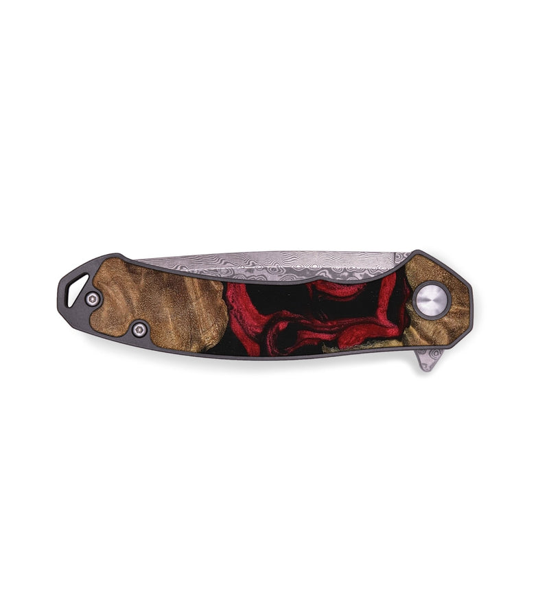 EDC Wood Pocket Knife - Keith (Red, 748009)