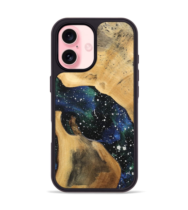 iPhone 16 Wood Phone Case - Fisher (Cosmos, 748010)