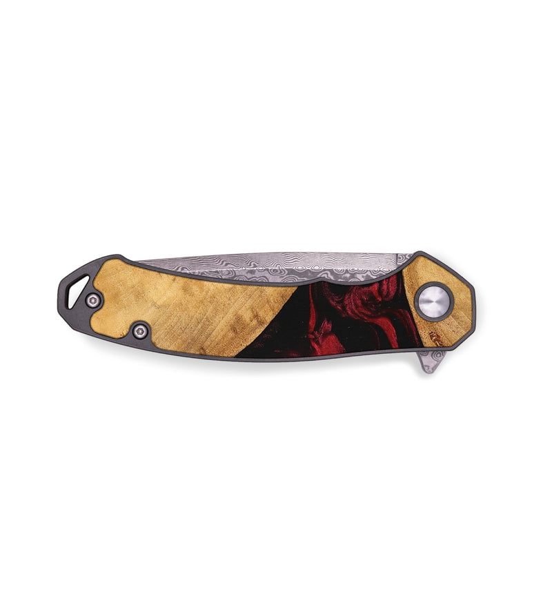 EDC Wood Pocket Knife - Jeri (Red, 748014)