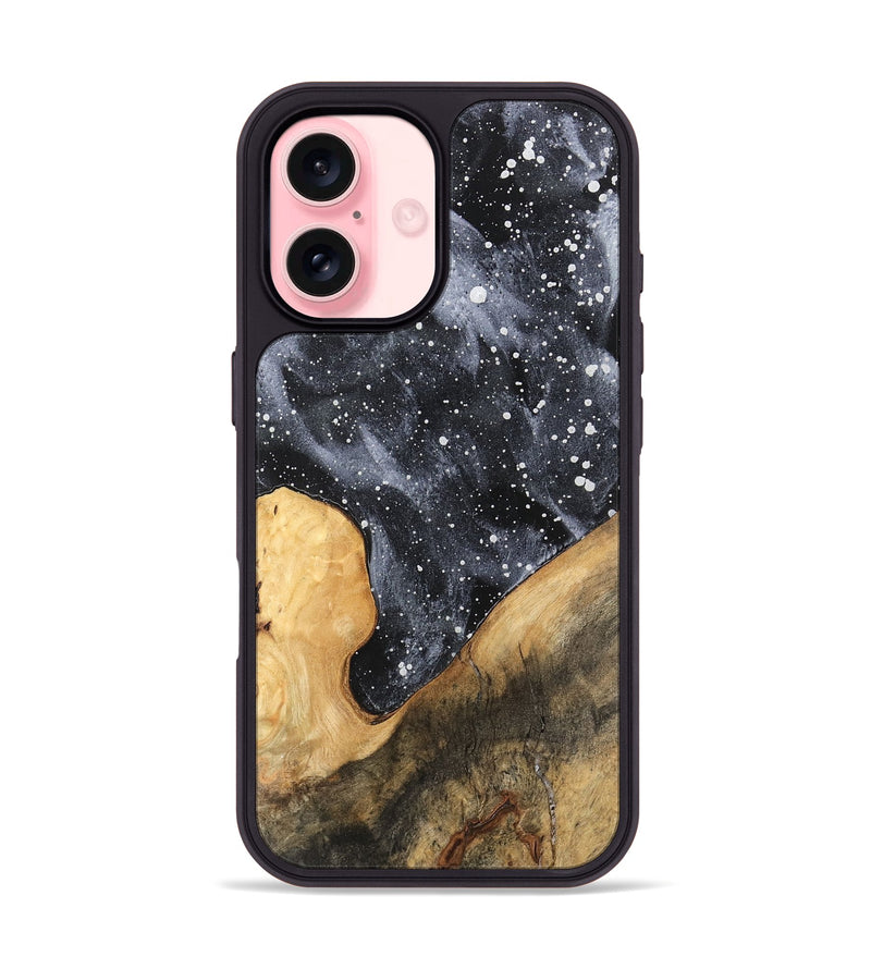 iPhone 16 Wood Phone Case - Cecily (Cosmos, 748041)