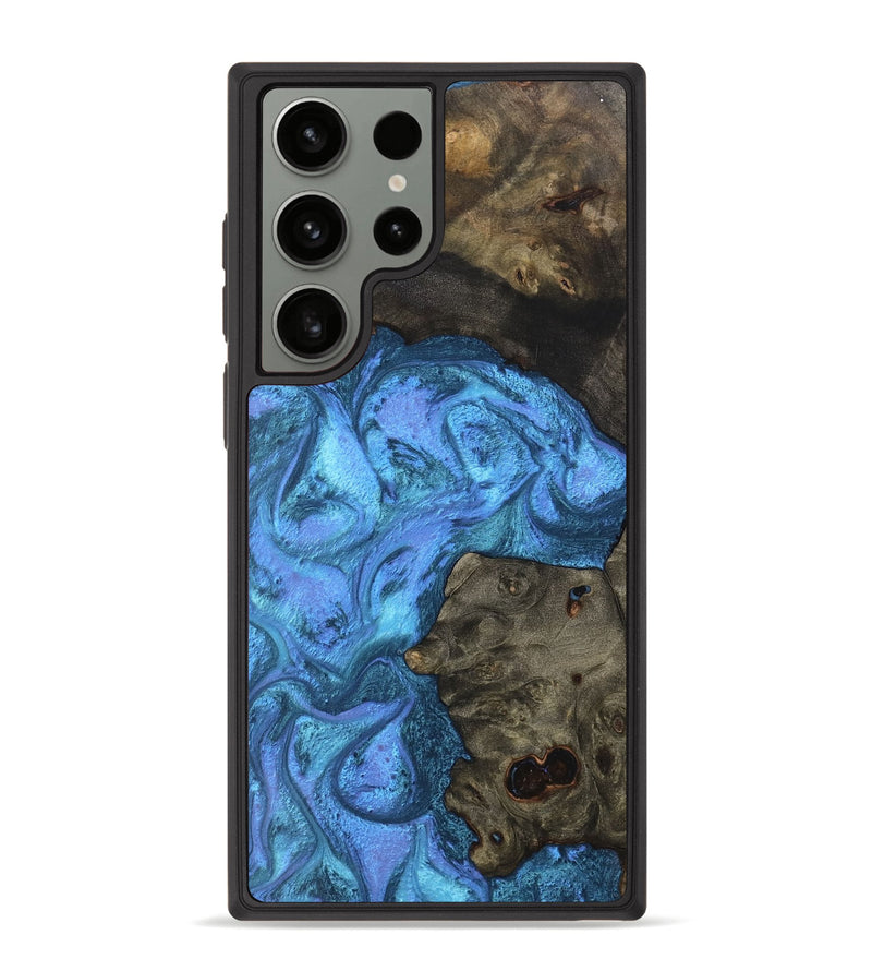 Galaxy S23 Ultra Wood Phone Case - Queenie (Blue, 748096)