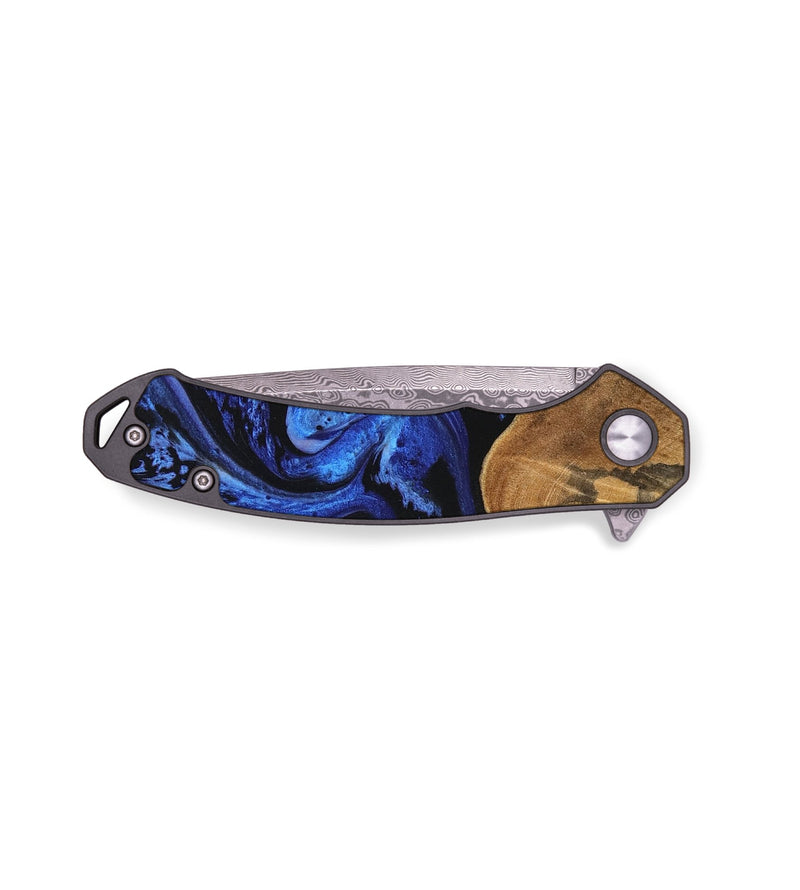 EDC Wood Pocket Knife - Bodie (Blue, 748163)