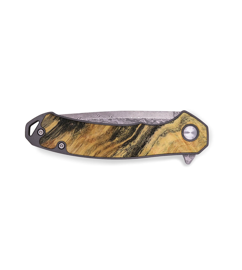 EDC Wood Pocket Knife - Edythe (Wood Burl, 748196)