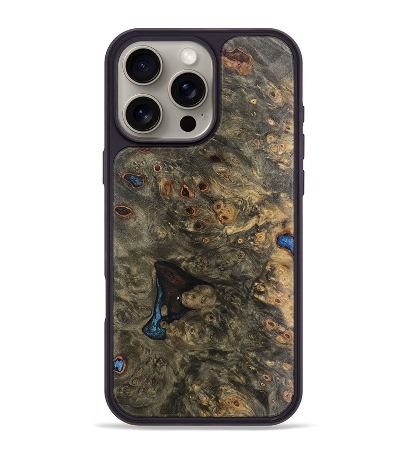 iPhone 16 Pro Max Wood Phone Case - Janeen (Wood Burl, 748202)