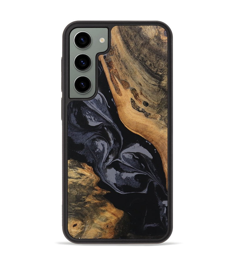 Galaxy S23 Plus Wood Phone Case - Estevan (Black & White, 748242)