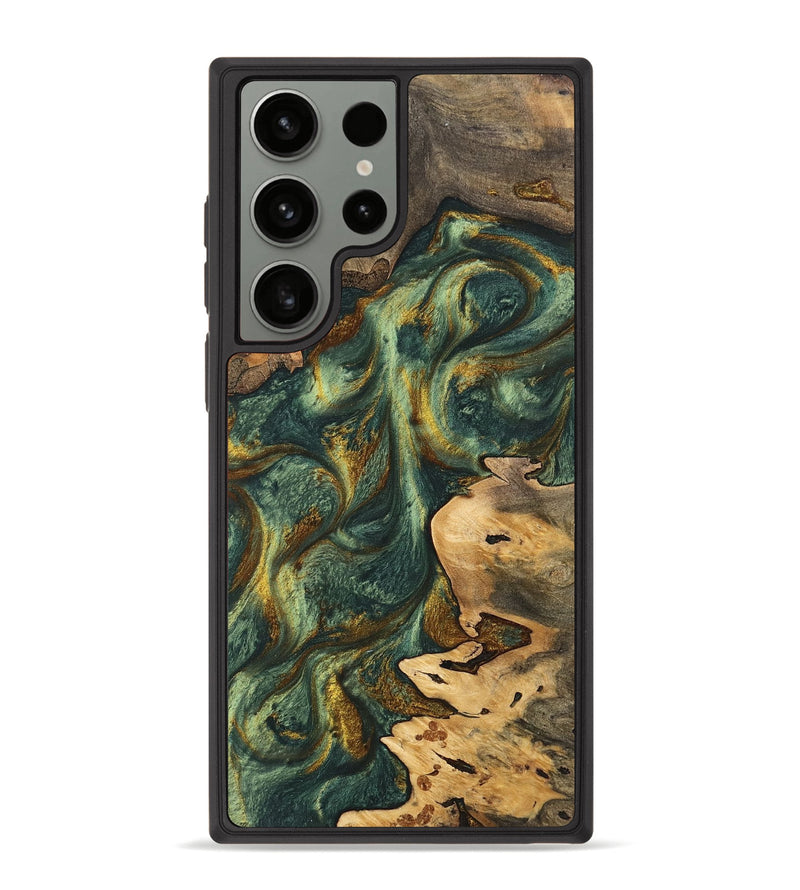 Galaxy S23 Ultra Wood Phone Case - Tawanna (Green, 748307)