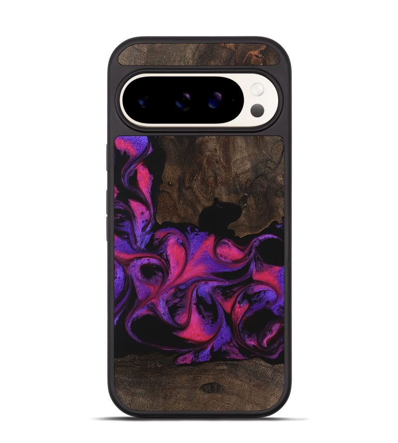 Pixel 9 Wood Phone Case - Onyx (Purple, 748365)