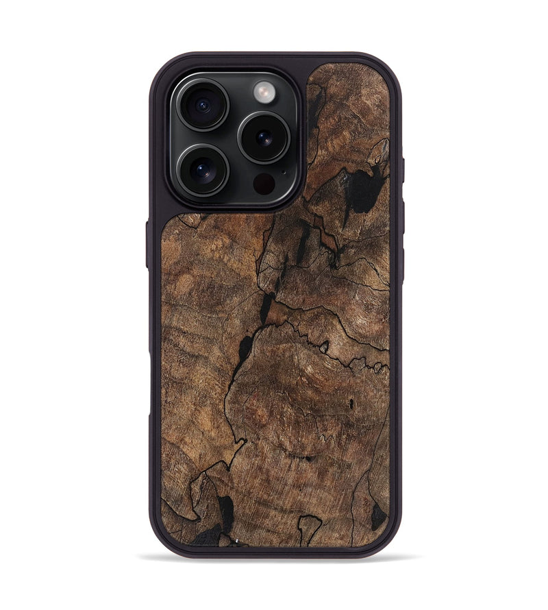 iPhone 16 Pro Wood Phone Case - Collin (Wood Burl, 748369)