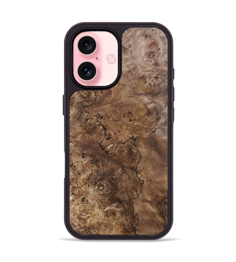 iPhone 16 Wood Phone Case - Cassius (Wood Burl, 748372)