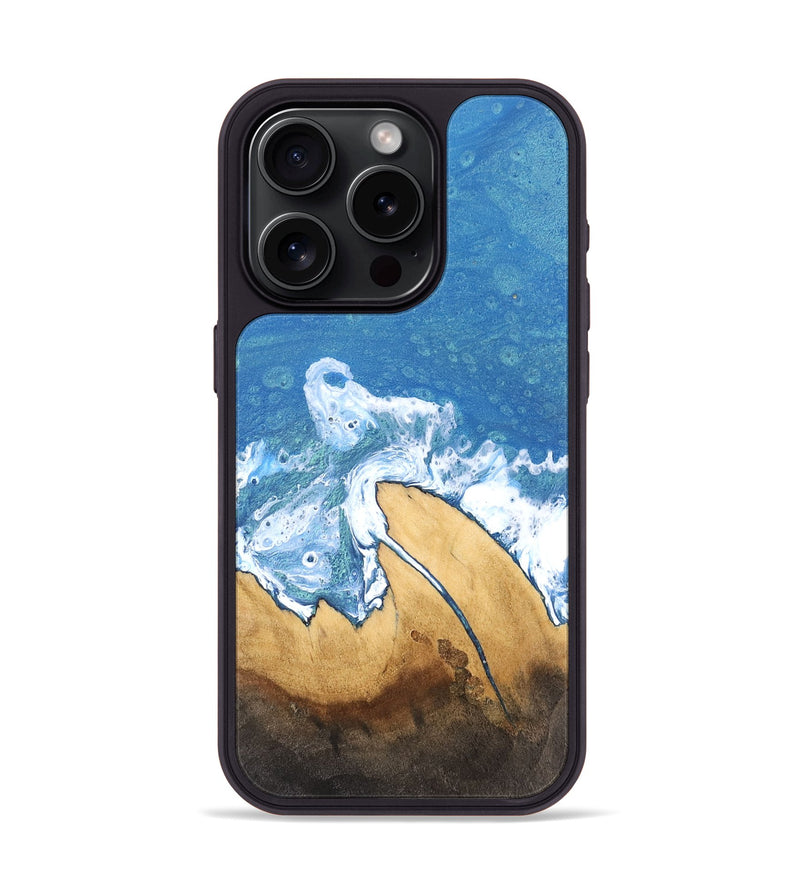 iPhone 15 Pro Wood Phone Case - Drew (Coastal, 748376)