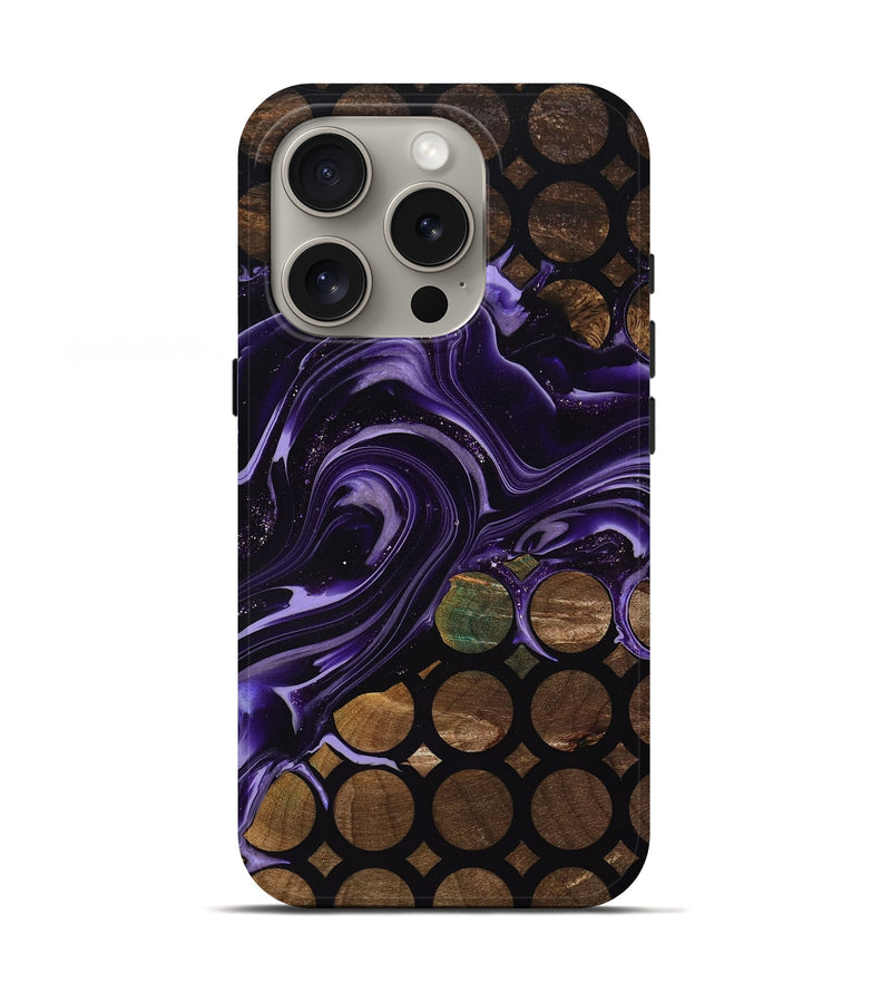 iPhone 16 Pro Wood Live Edge Phone Case - Joelle (Pattern, 748411)