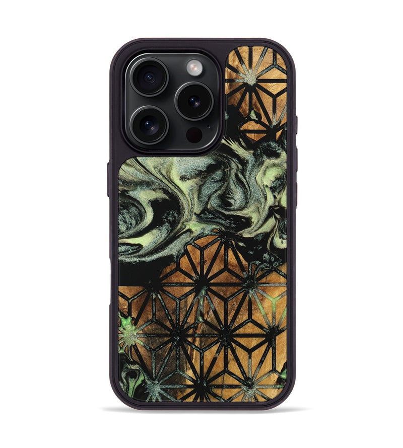 iPhone 16 Pro Wood Phone Case - Kathie (Pattern, 748441)
