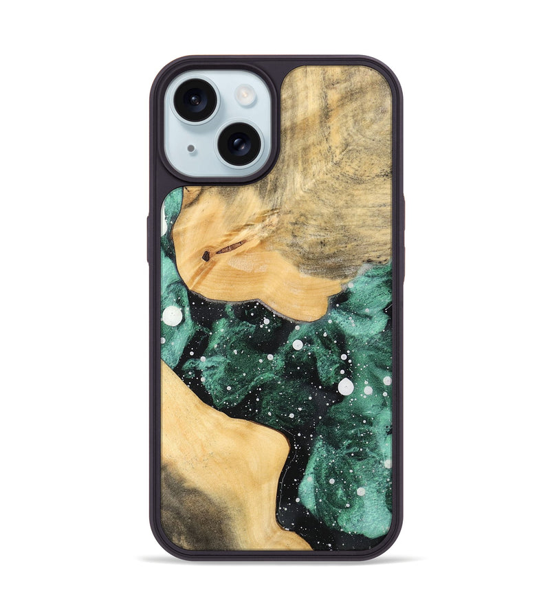 iPhone 15 Wood Phone Case - Haywood (Cosmos, 748546)