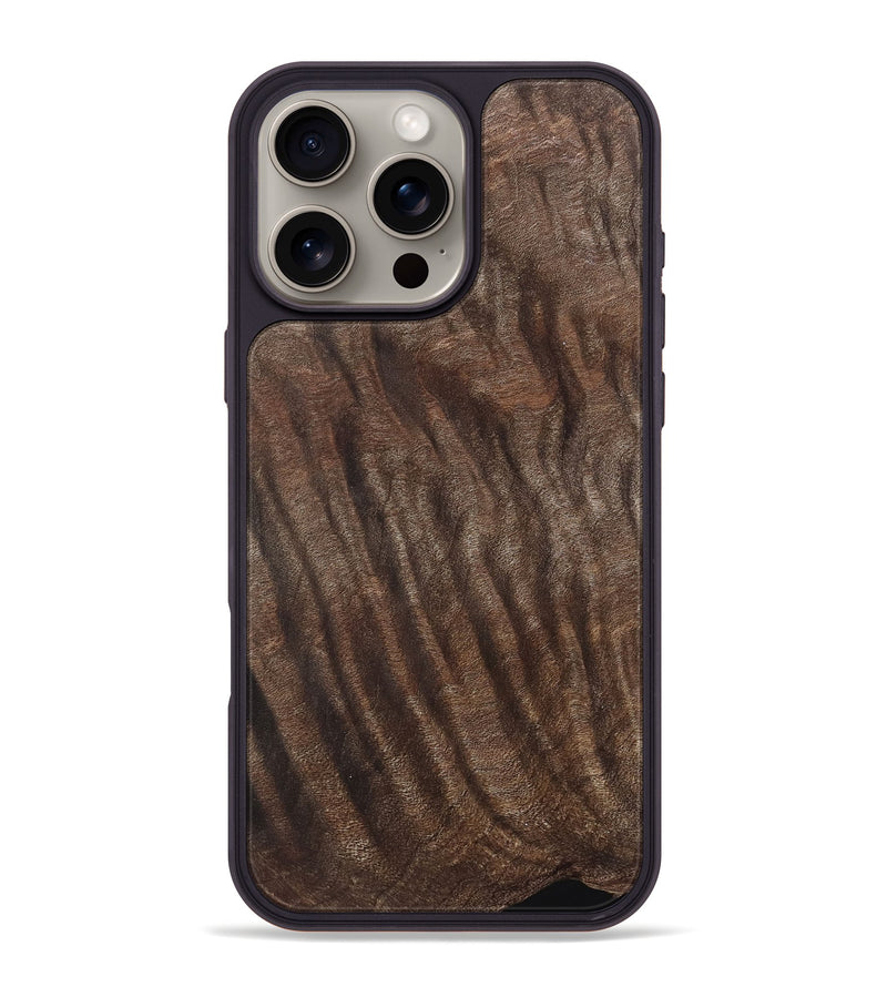 iPhone 16 Pro Max Wood Phone Case - David (Wood Burl, 748570)