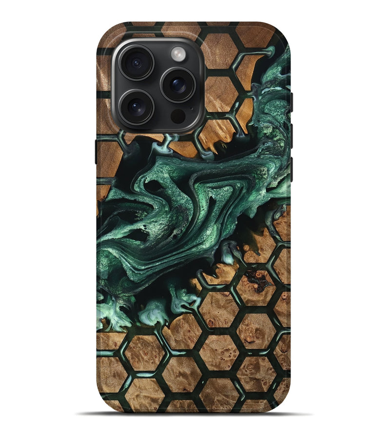 iPhone 16 Pro Max Wood Live Edge Phone Case - Dejah (Pattern, 748638)