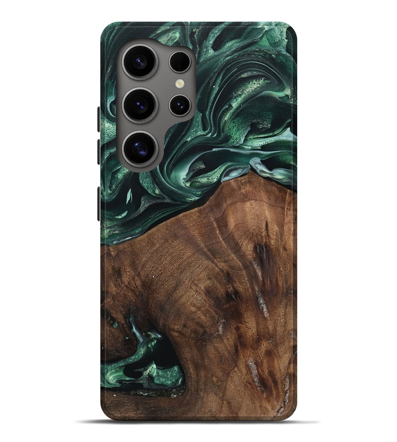 Galaxy S25 Ultra Wood Live Edge Phone Case - Boden (Green, 748647)