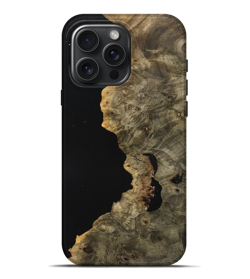 iPhone 16 Pro Max Wood Live Edge Phone Case - Jayden (Wood Burl, 748655)