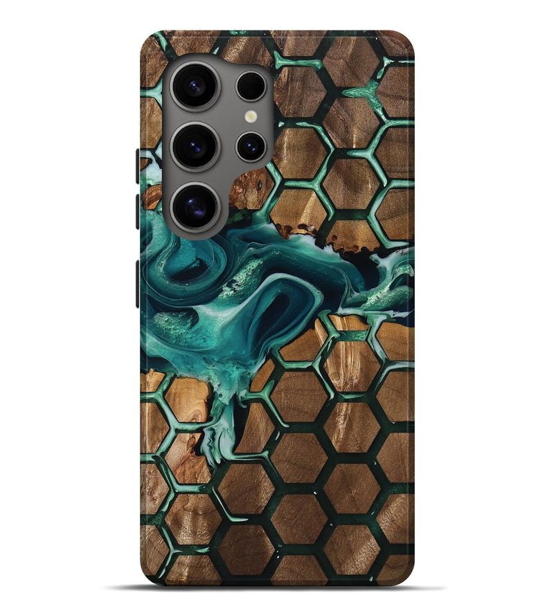 Galaxy S25 Ultra Wood Live Edge Phone Case - Rusty (Pattern, 748672)