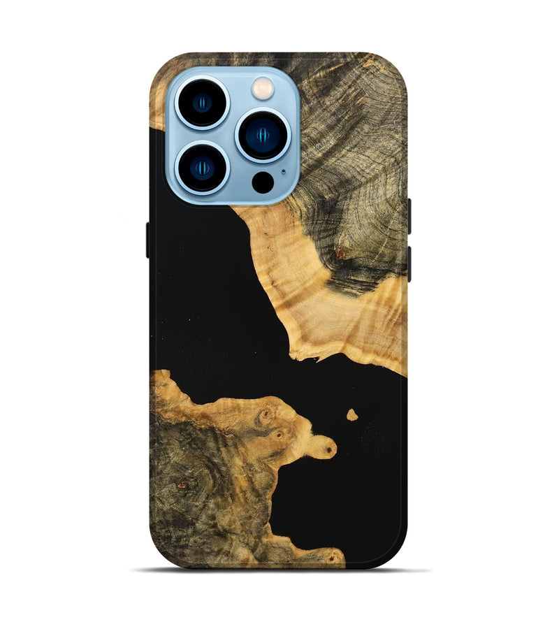 iPhone 14 Pro Wood Live Edge Phone Case - Sammy (Wood Burl, 748683)