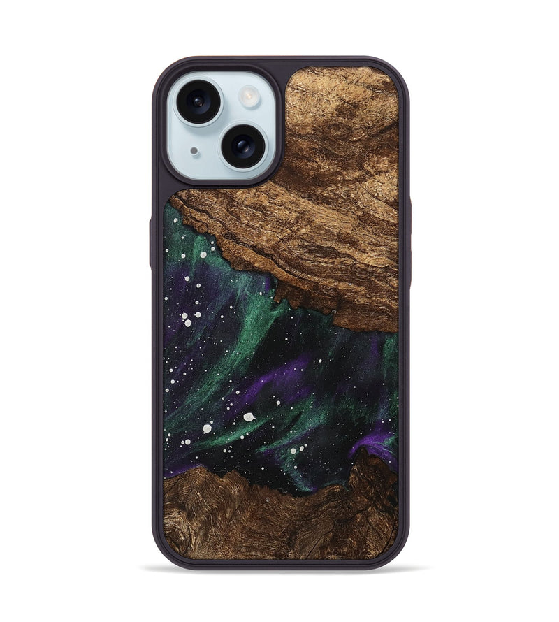 iPhone 15 Wood Phone Case - Jaxton (Cosmos, 748861)