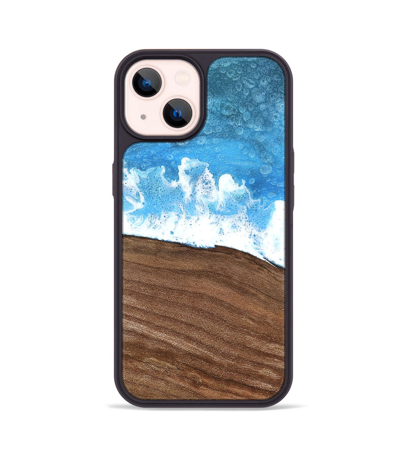 iPhone 14 Wood Phone Case - Mat (Coastal, 748870)