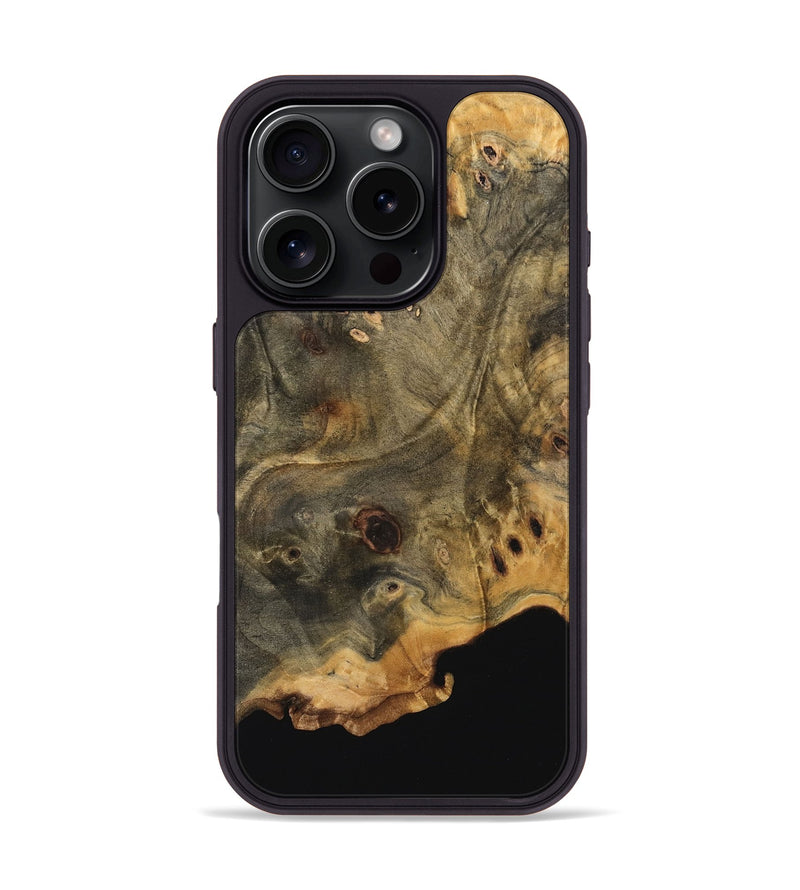 iPhone 16 Pro Wood Phone Case - Mandie (Wood Burl, 748872)