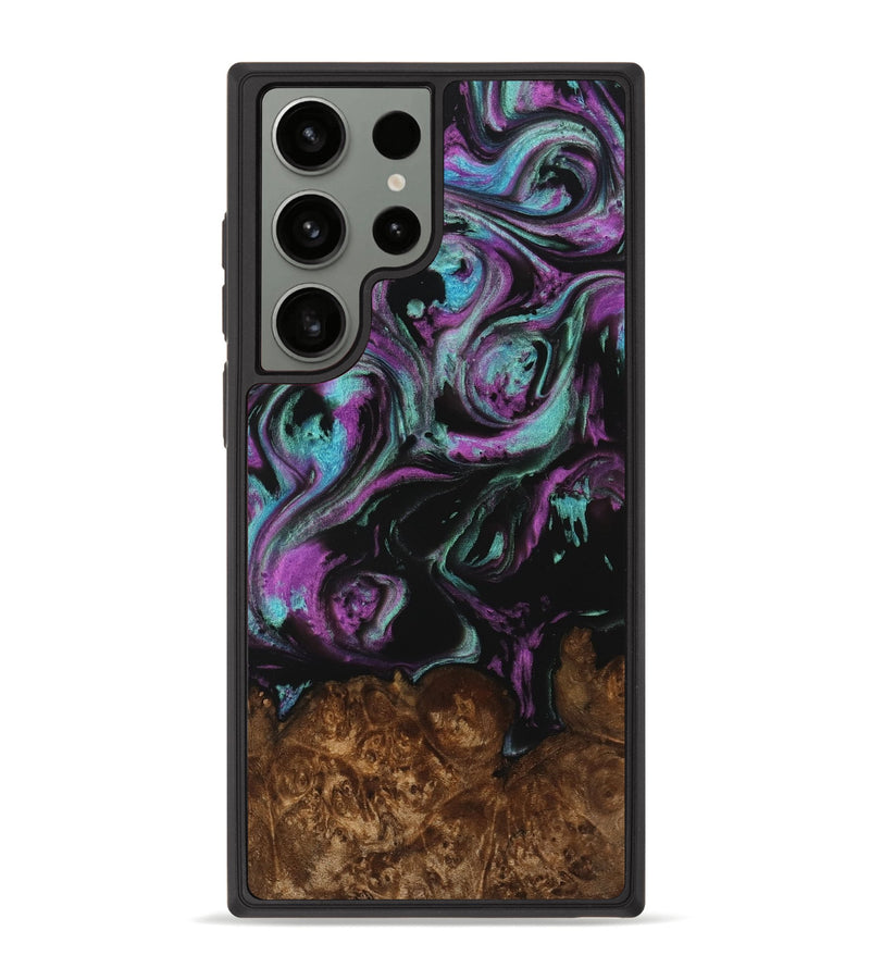 Galaxy S23 Ultra Wood Phone Case - Finnley (Purple, 748878)