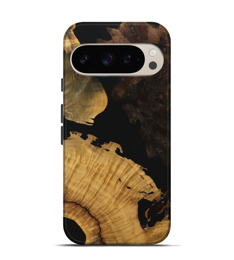 Pixel 9 Pro Wood Live Edge Phone Case - Heidy (Wood Burl, 748917)