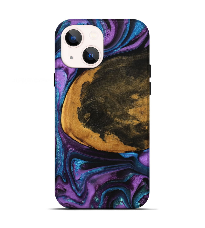 iPhone 13 Wood Live Edge Phone Case - Manuela (Purple, 748950)