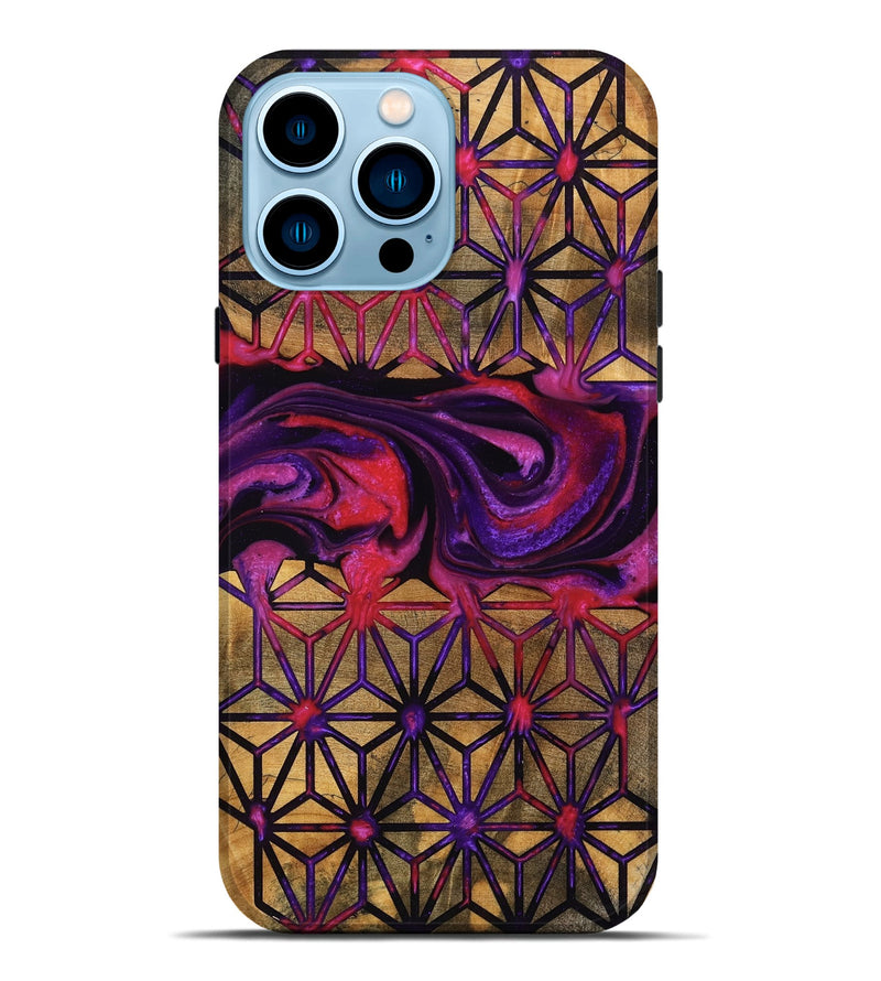 iPhone 14 Pro Max Wood Live Edge Phone Case - Jessi (Pattern, 748951)