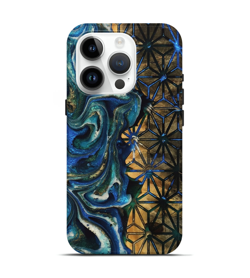 iPhone 15 Pro Wood Live Edge Phone Case - Delaney (Pattern, 748957)