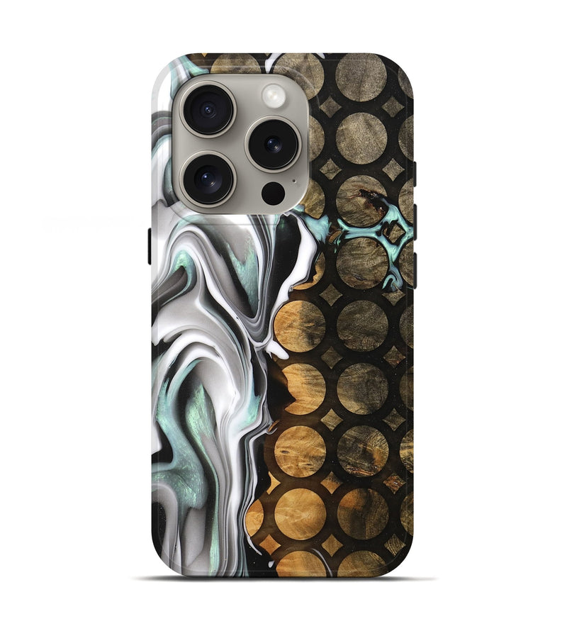 iPhone 16 Pro Wood Live Edge Phone Case - Tyson (Pattern, 748968)