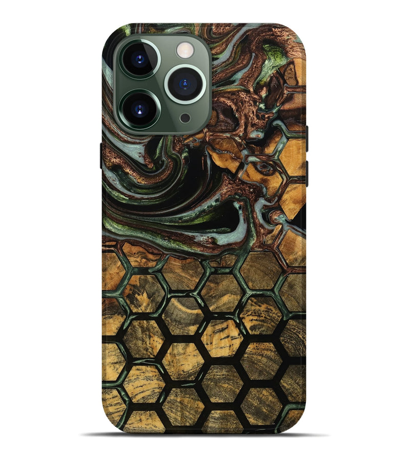 iPhone 13 Pro Max Wood Live Edge Phone Case - Queen (Pattern, 748973)