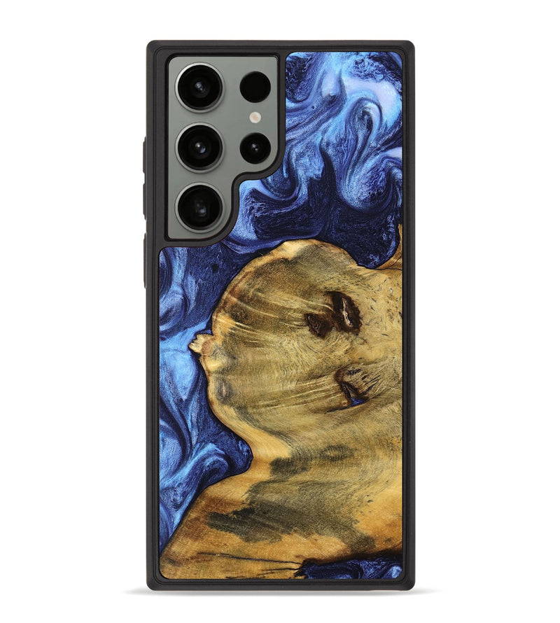Galaxy S23 Ultra Wood Phone Case - Vesta (Blue, 748983)