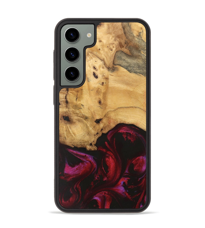 Galaxy S23 Plus Wood Phone Case - Laquita (Red, 748986)
