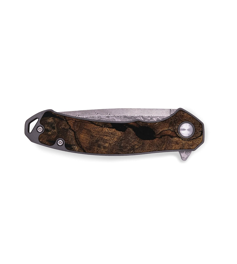 EDC Wood Pocket Knife - Raheem (Wood Burl, 749000)