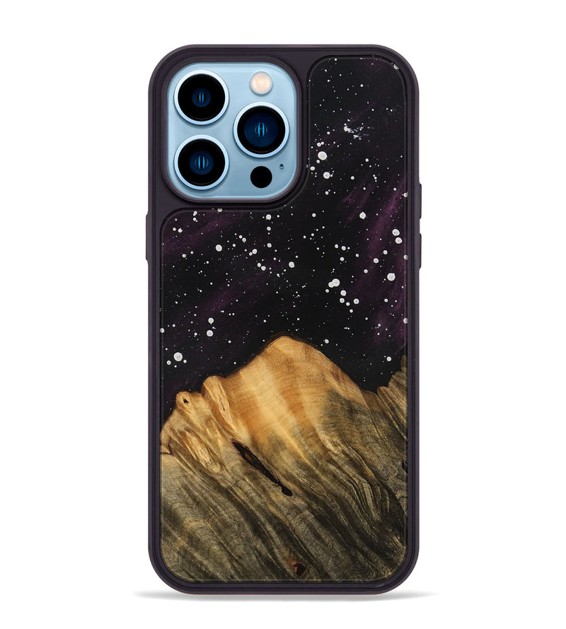 iPhone 14 Pro Max Wood Phone Case - Rosalia (Cosmos, 749079)
