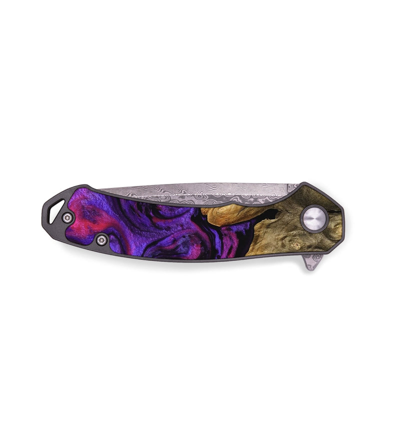 EDC Wood Pocket Knife - Besse (Purple, 749093)