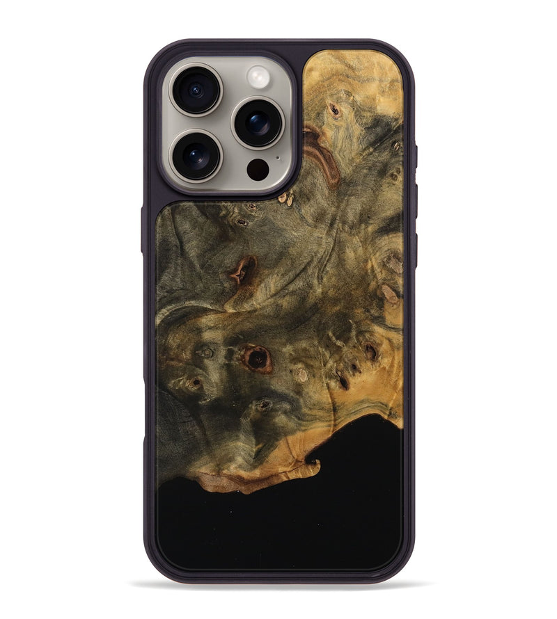 iPhone 16 Pro Max Wood Phone Case - Meaghan (Wood Burl, 749094)