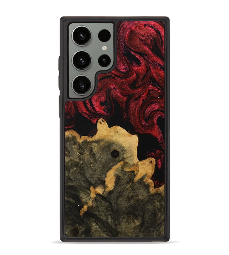 Galaxy S23 Ultra Wood Phone Case - Koen (Red, 749210)