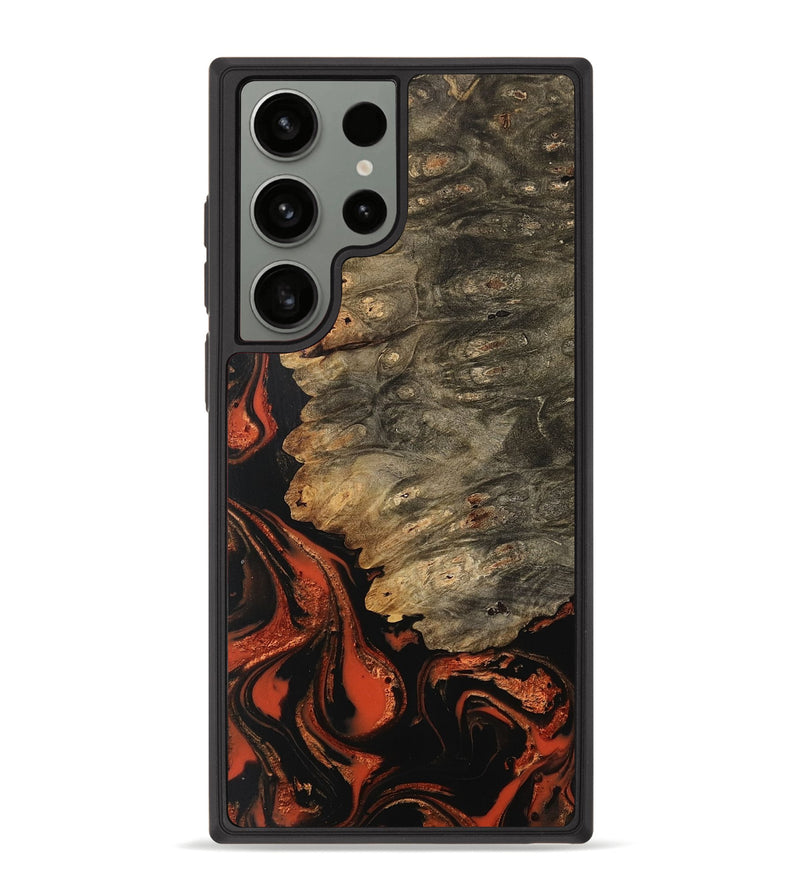 Galaxy S23 Ultra Wood Phone Case - Jimmy (Red, 749245)