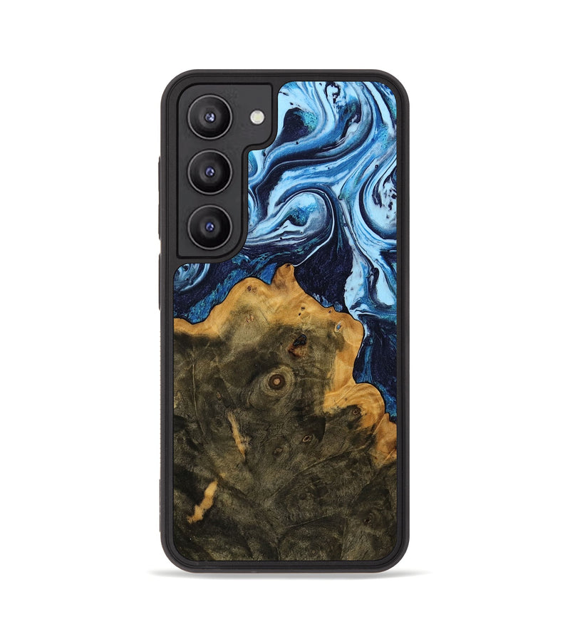 Galaxy S23 Wood Phone Case - Racheal (Blue, 749311)